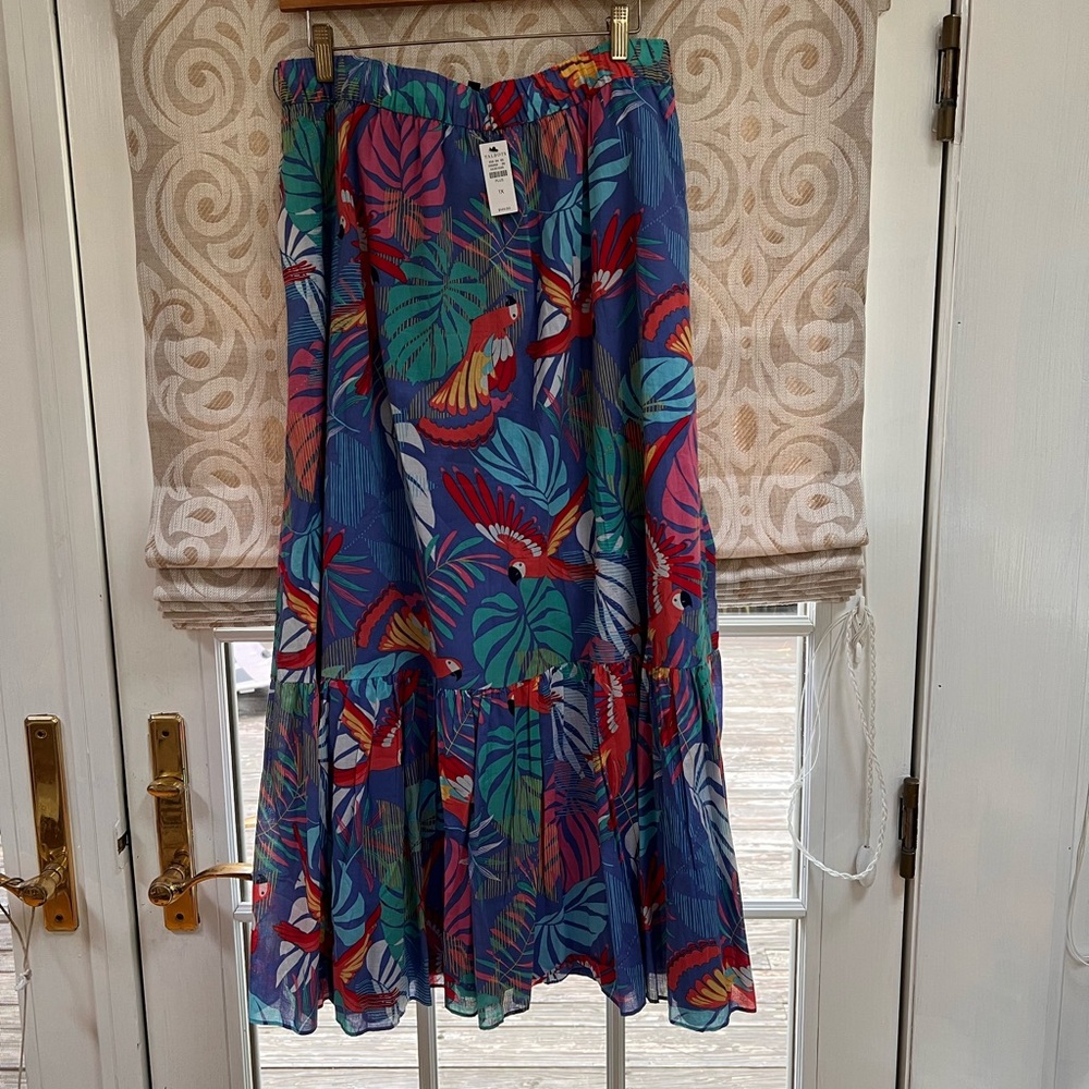 Talbots tropical floral maxi skirt - final reduction!